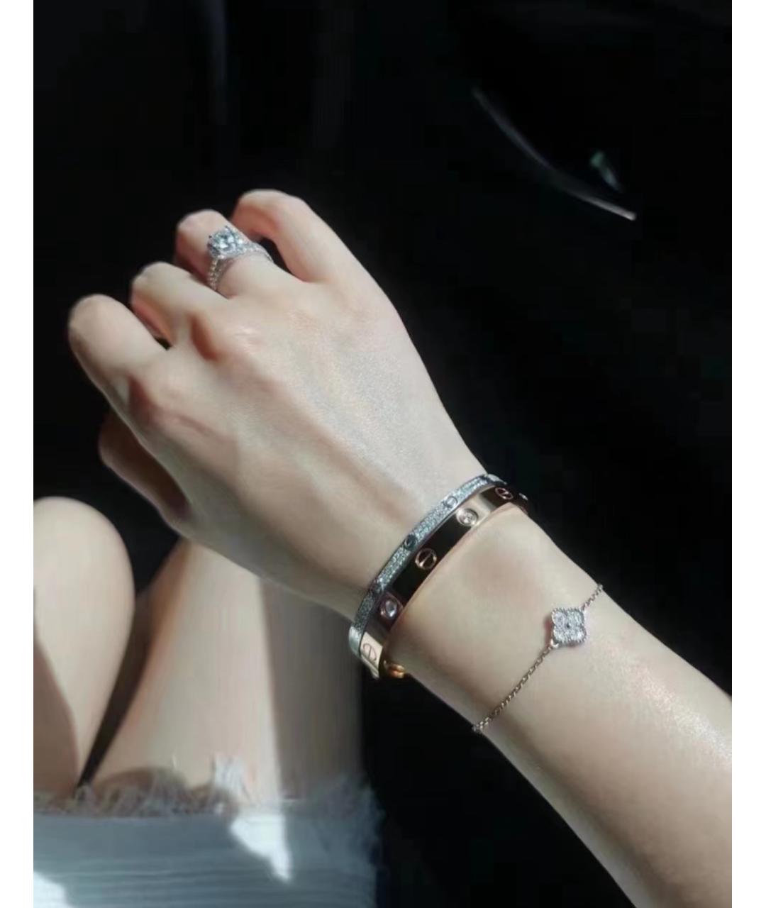 VAN CLEEF & ARPELS Серебряный браслет из белого золота, фото 4