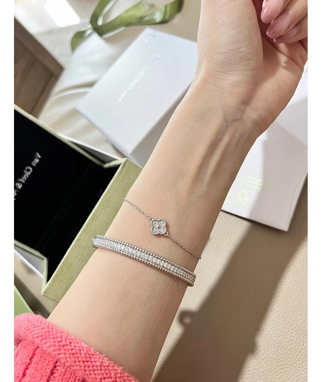 VAN CLEEF & ARPELS Серебряный браслет из белого золота, фото 3