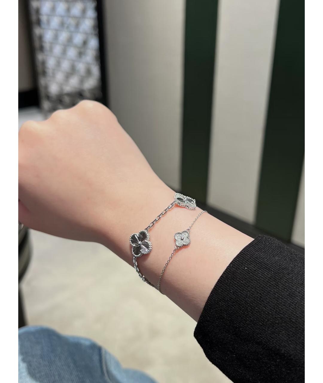 VAN CLEEF & ARPELS Серебряный браслет из белого золота, фото 5