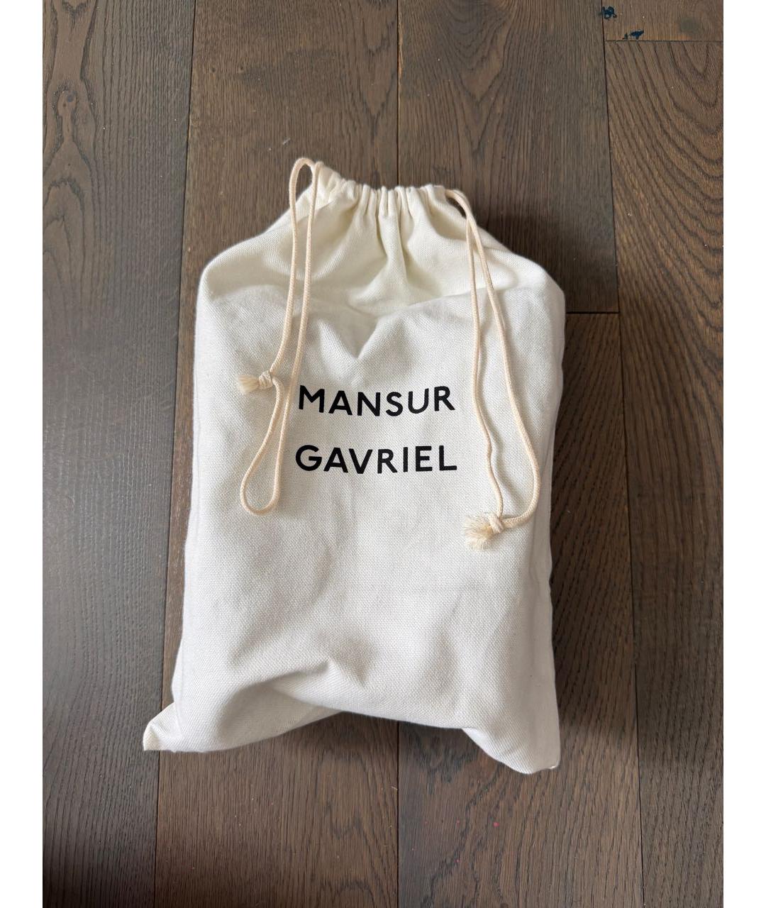 MANSUR GAVRIEL Черные замшевые туфли, фото 7