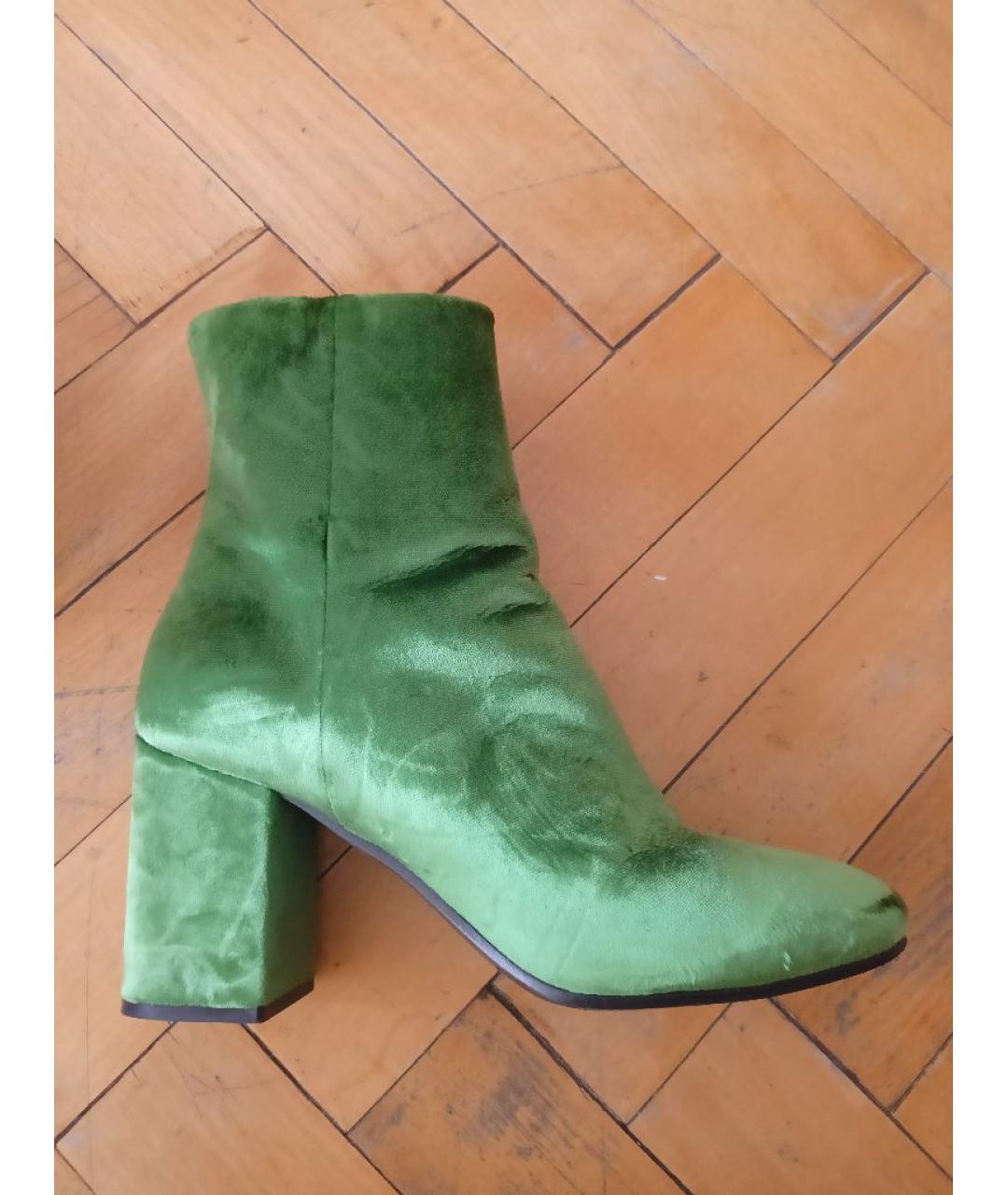 BALENCIAGA Зеленые полусапоги, фото 6