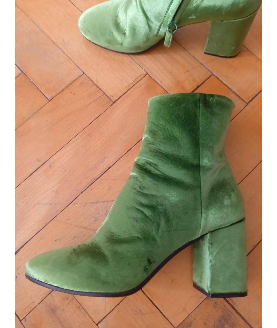 BALENCIAGA Зеленые полусапоги, фото 3