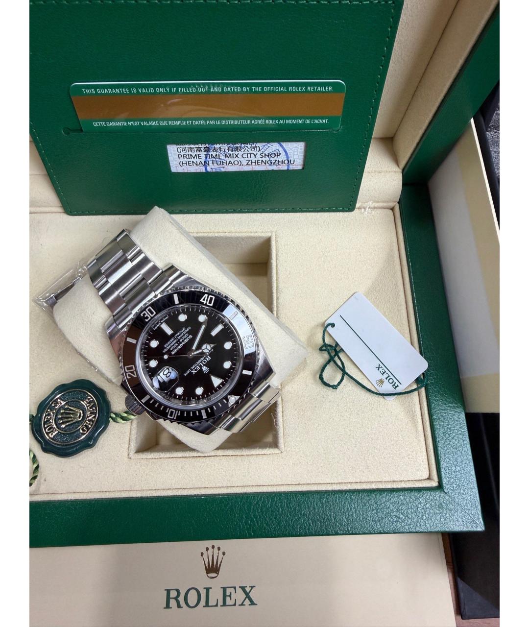 ROLEX Черные часы, фото 3