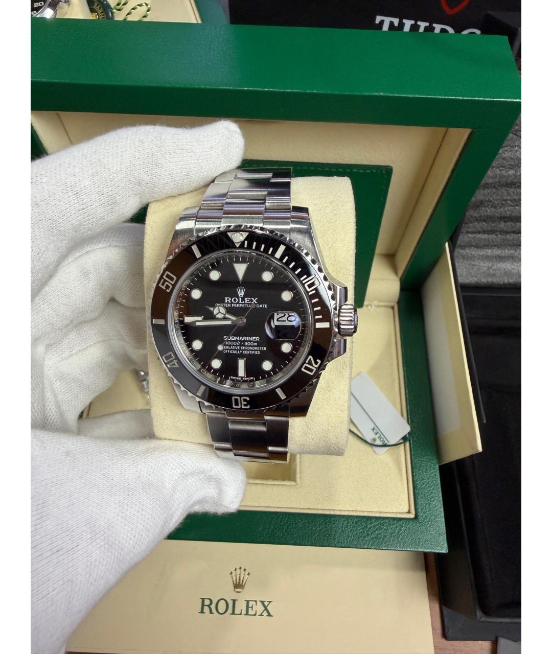 ROLEX Черные часы, фото 7