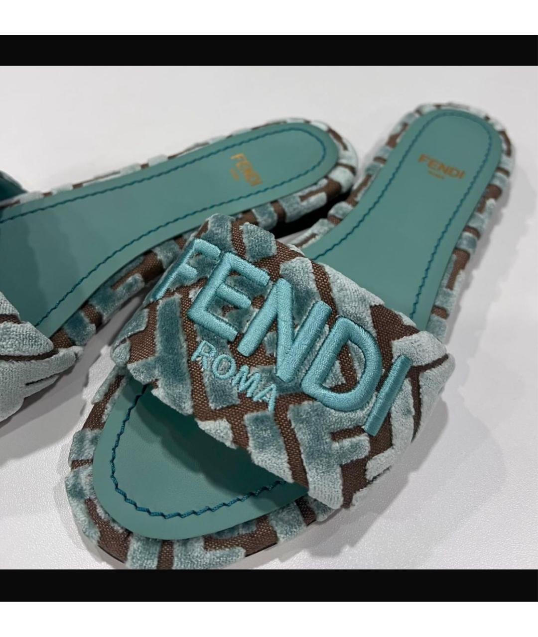 FENDI Мульти сандалии, фото 3