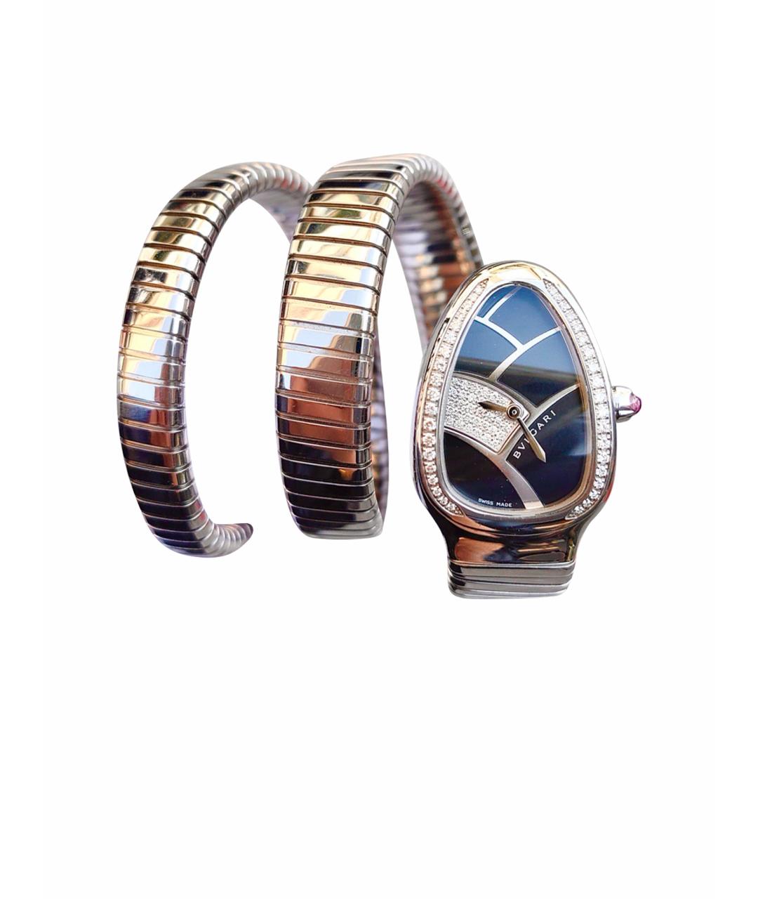 BVLGARI Черные часы, фото 1