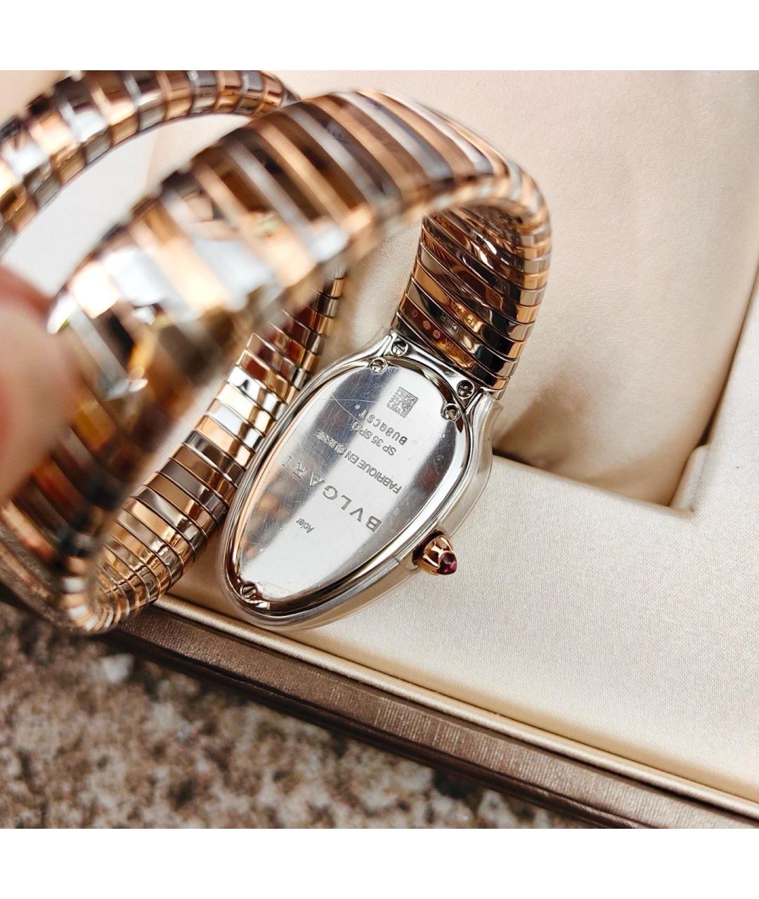 BVLGARI Белые часы, фото 7