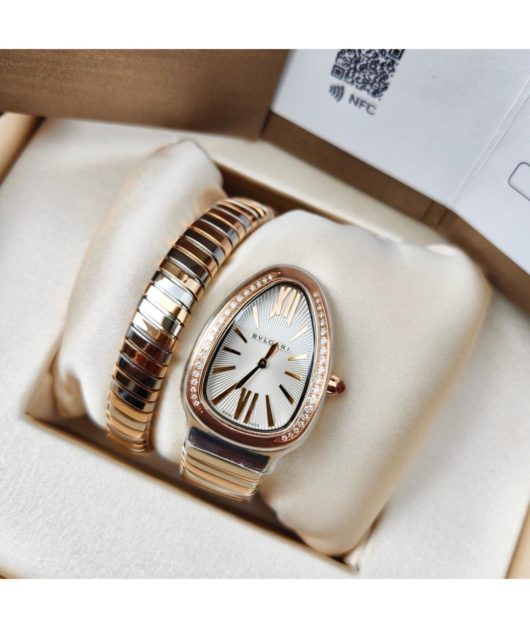 BVLGARI Белые часы, фото 2