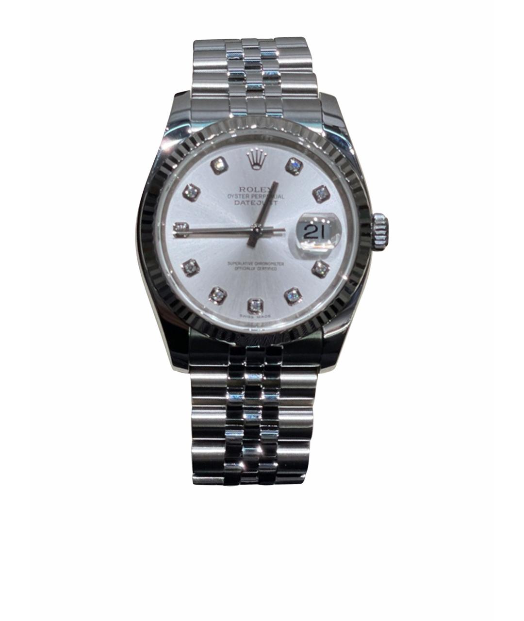 ROLEX Белые часы из белого золота, фото 1