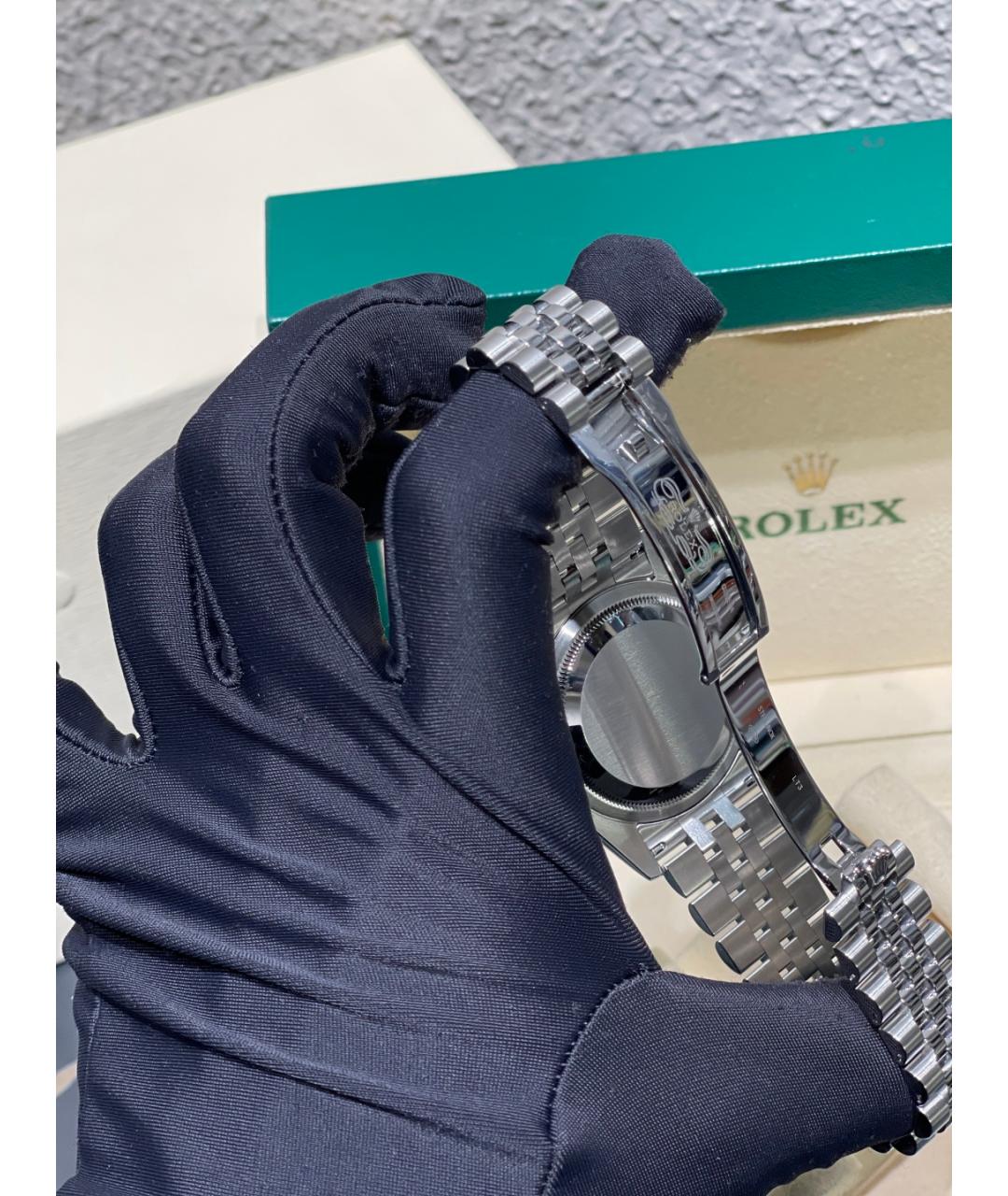 ROLEX Белые часы из белого золота, фото 4