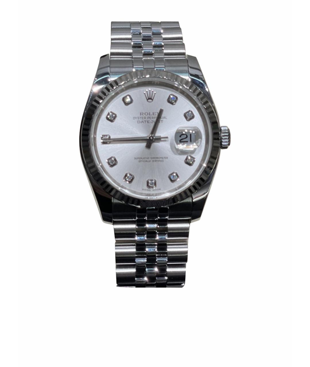 ROLEX Белые часы из белого золота, фото 10