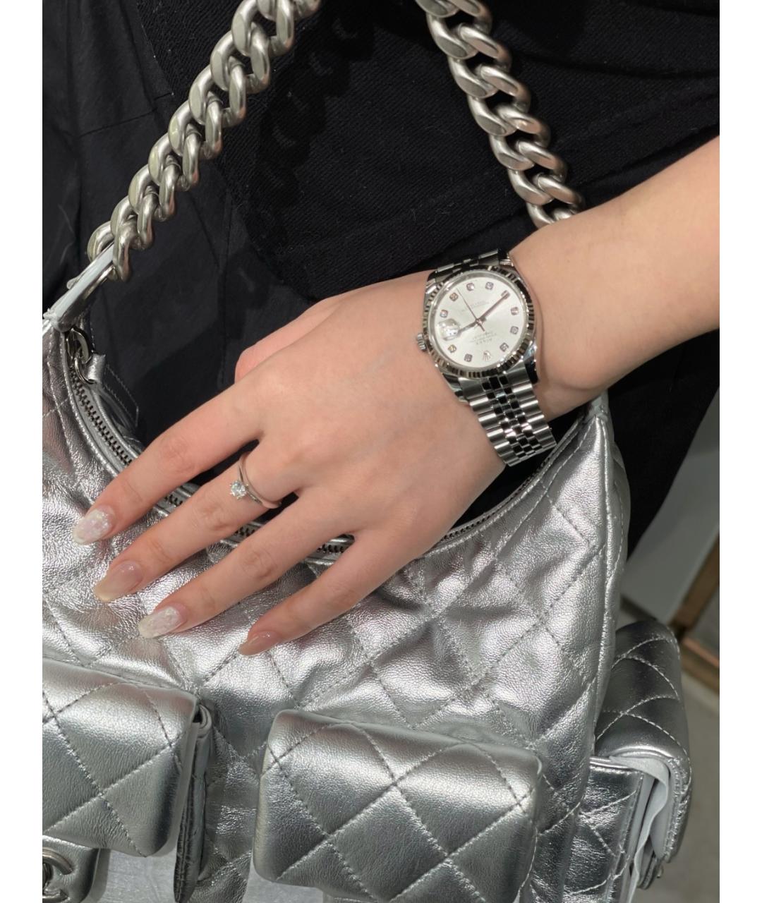 ROLEX Белые часы из белого золота, фото 9