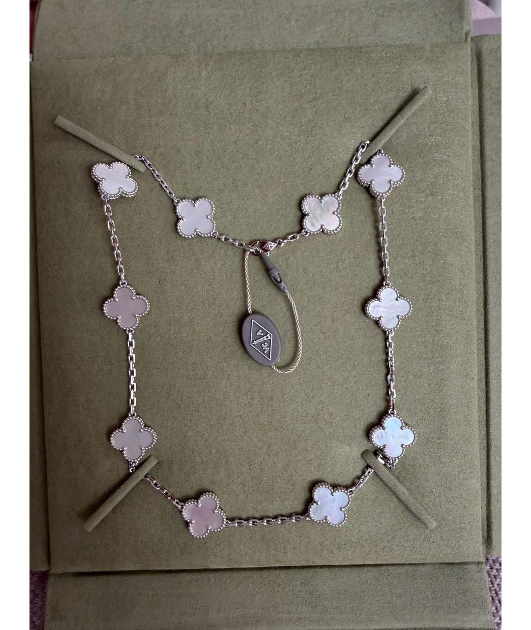 VAN CLEEF & ARPELS Белое колье из белого золота, фото 3