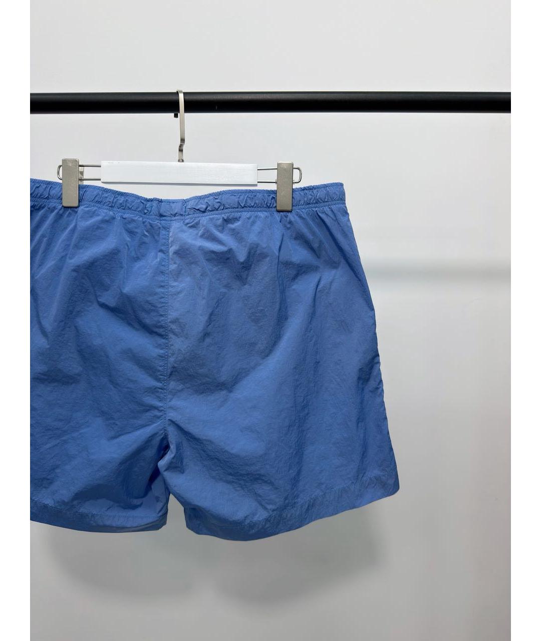 CP COMPANY Голубые нейлоновые шорты, фото 4