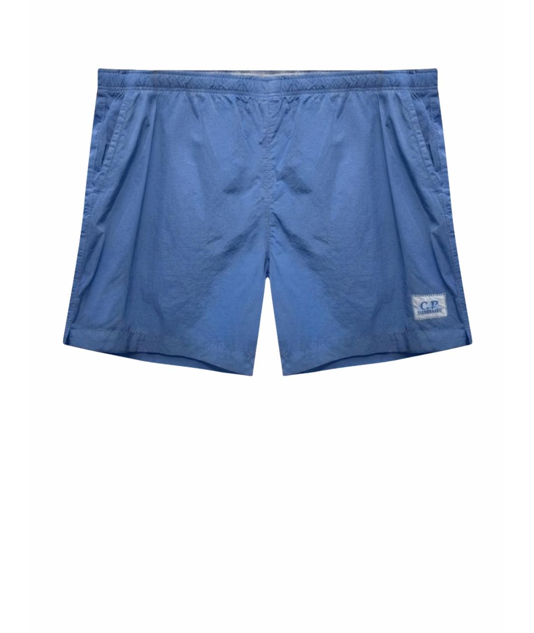 CP COMPANY Голубые нейлоновые шорты, фото 1