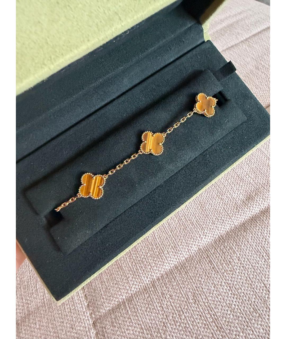 VAN CLEEF & ARPELS Горчичный браслет из желтого золота, фото 2