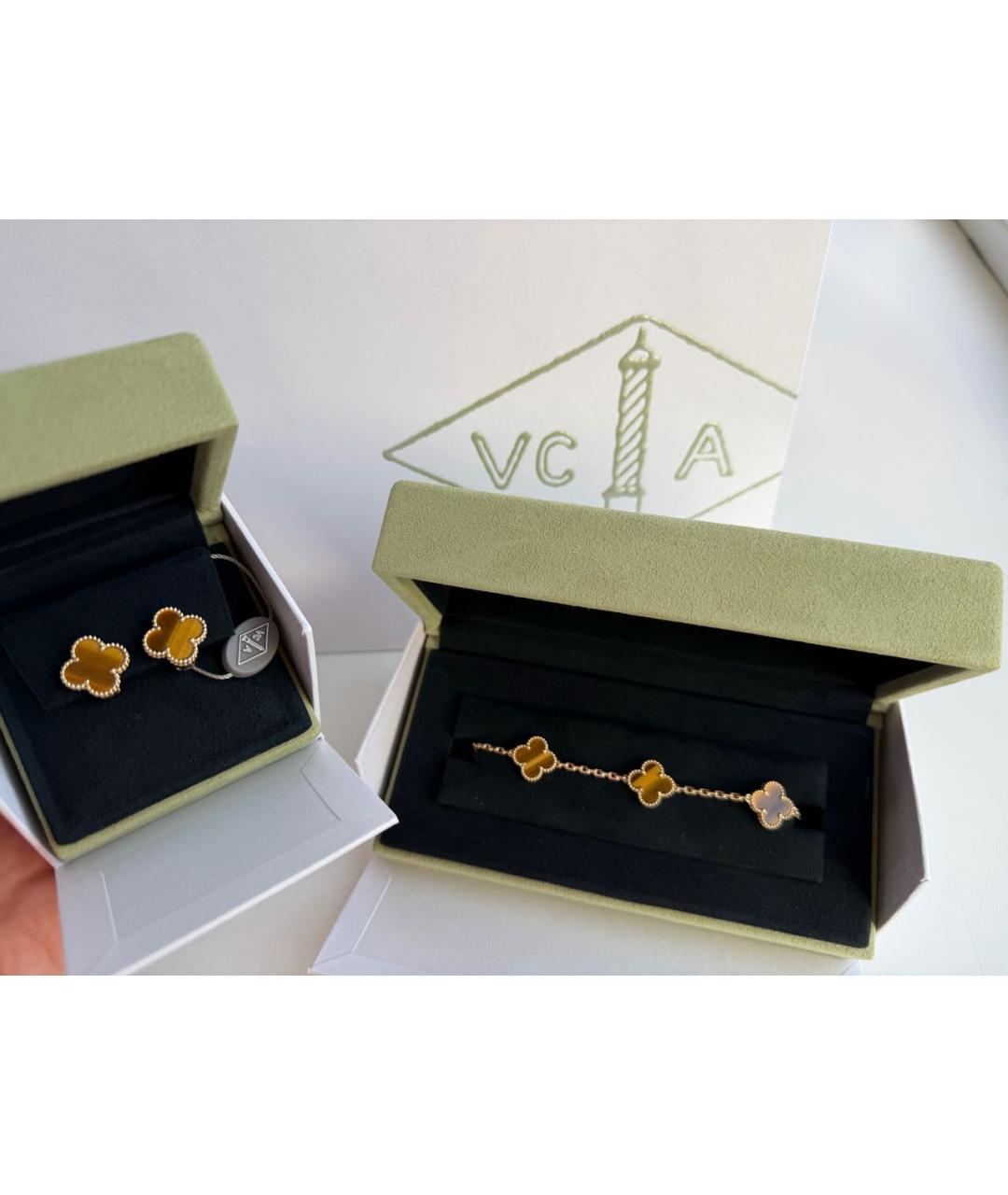 VAN CLEEF & ARPELS Горчичный браслет из желтого золота, фото 6