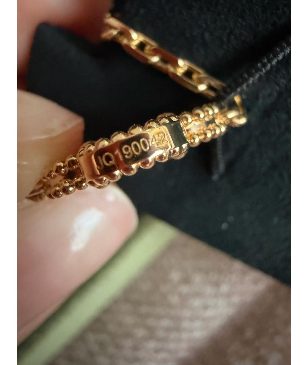 VAN CLEEF & ARPELS Горчичный браслет из желтого золота, фото 4