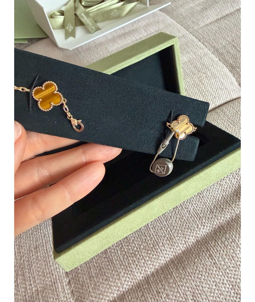 VAN CLEEF & ARPELS Горчичный браслет из желтого золота, фото 3