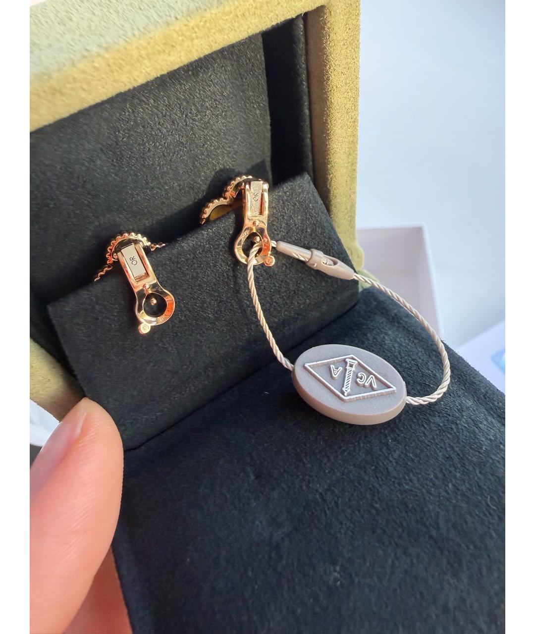 VAN CLEEF & ARPELS Горчичные серьги из желтого золота, фото 3