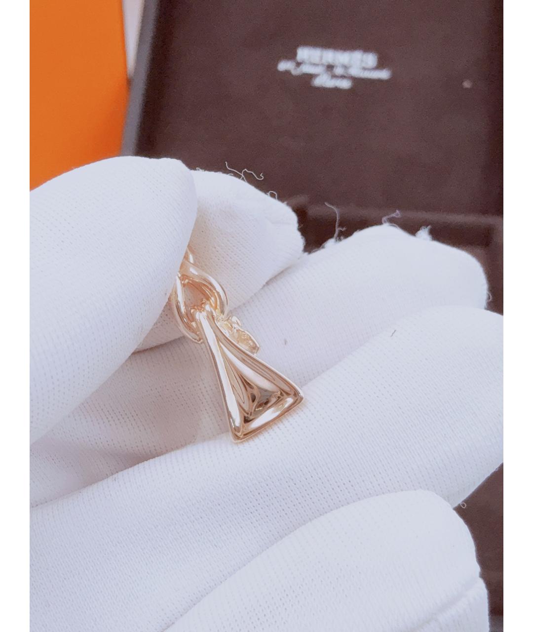HERMES Золотое колье из розового золота, фото 6