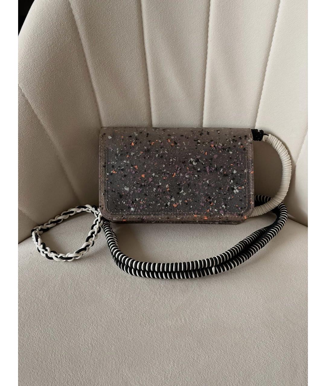 FURLA Антрацитовая сумка через плечо, фото 3