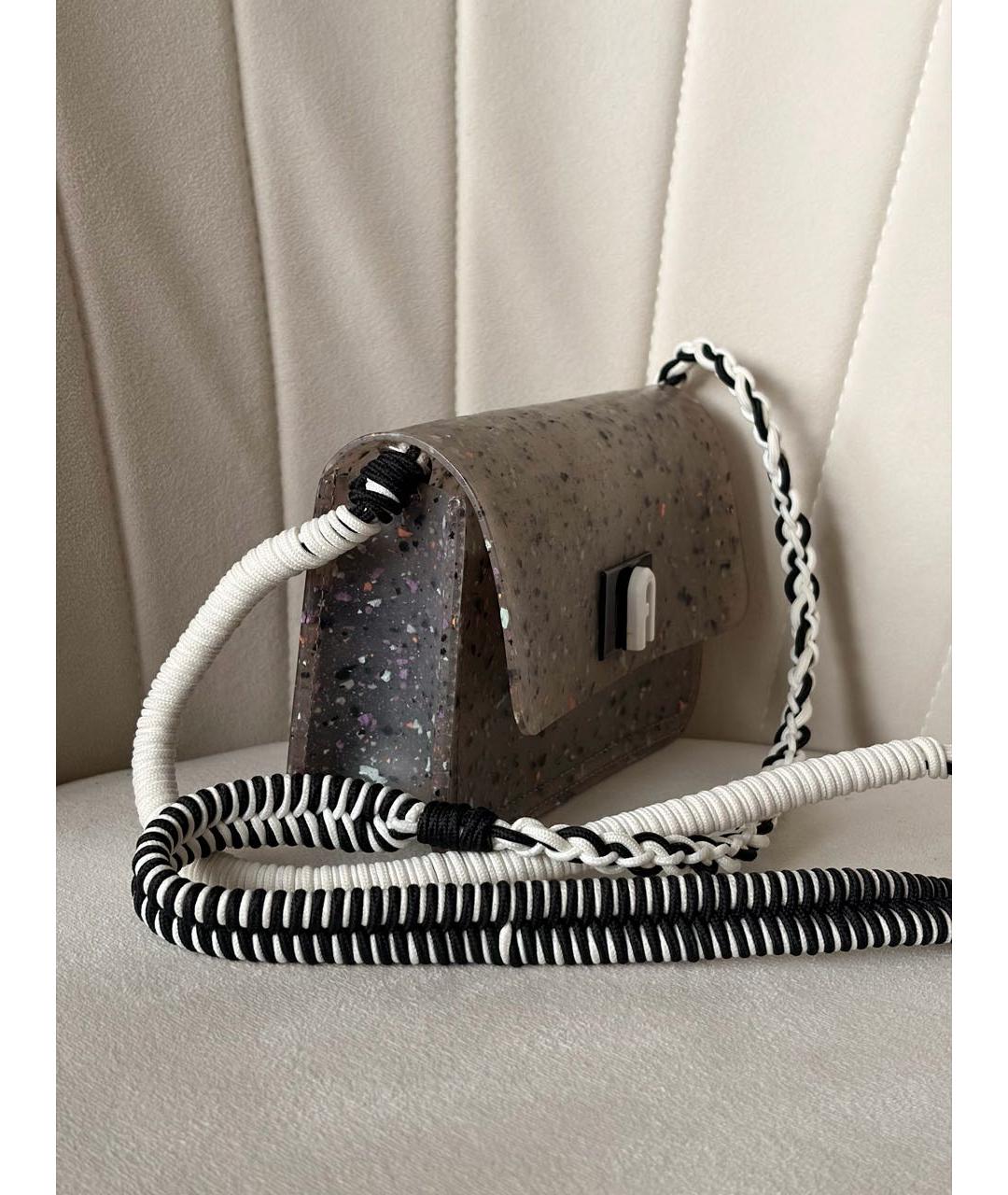 FURLA Антрацитовая сумка через плечо, фото 2