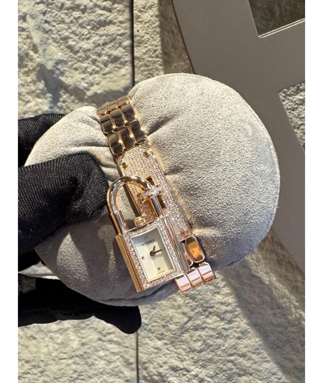 HERMES Золотые часы из желтого золота, фото 4