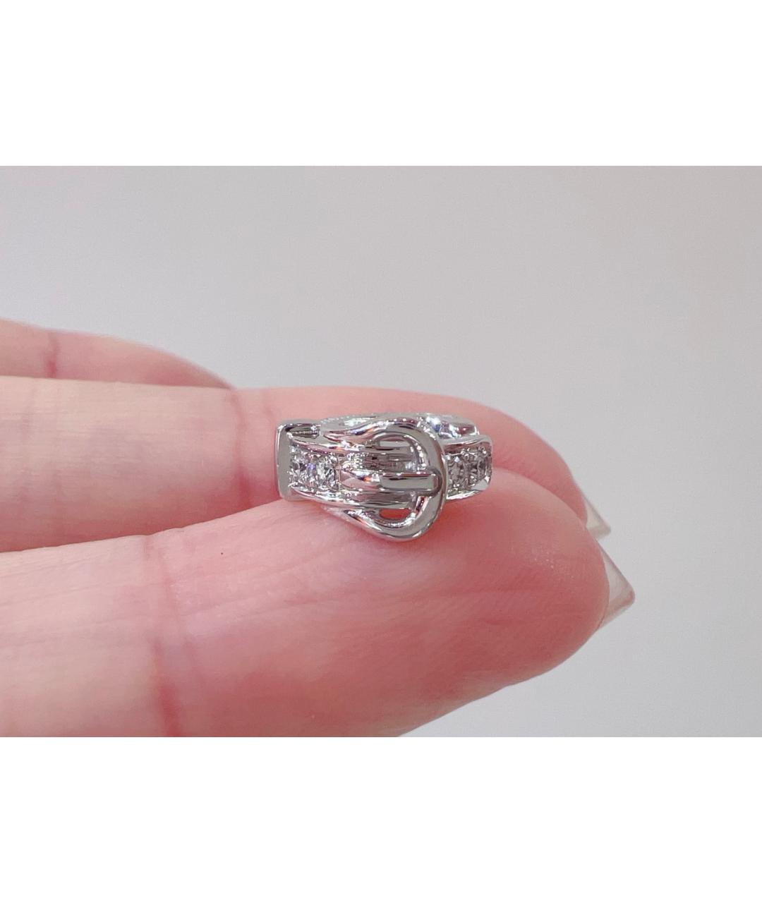 HERMES Серебряные серьги из белого золота, фото 6
