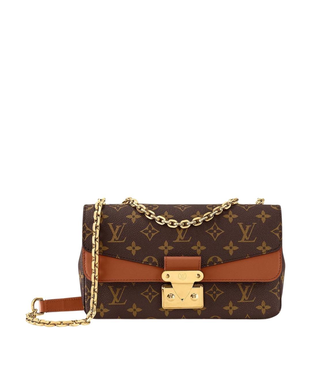 LOUIS VUITTON Коричневая канва сумка через плечо, фото 1