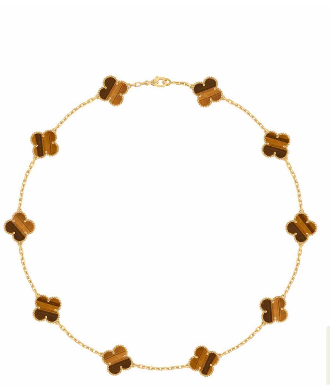VAN CLEEF & ARPELS Горчичное колье из желтого золота, фото 1