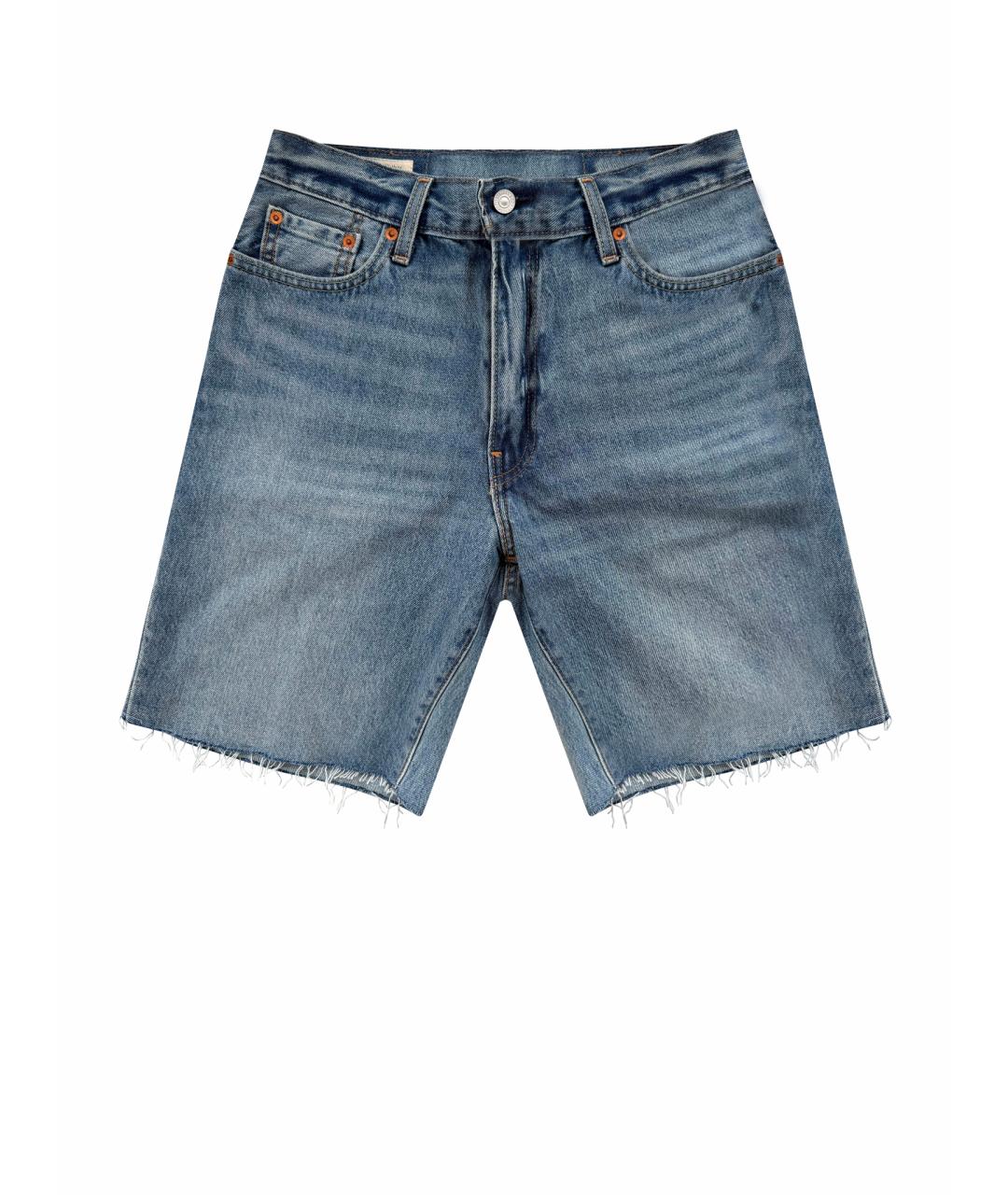 LEVI'S Голубые деним шорты, фото 1