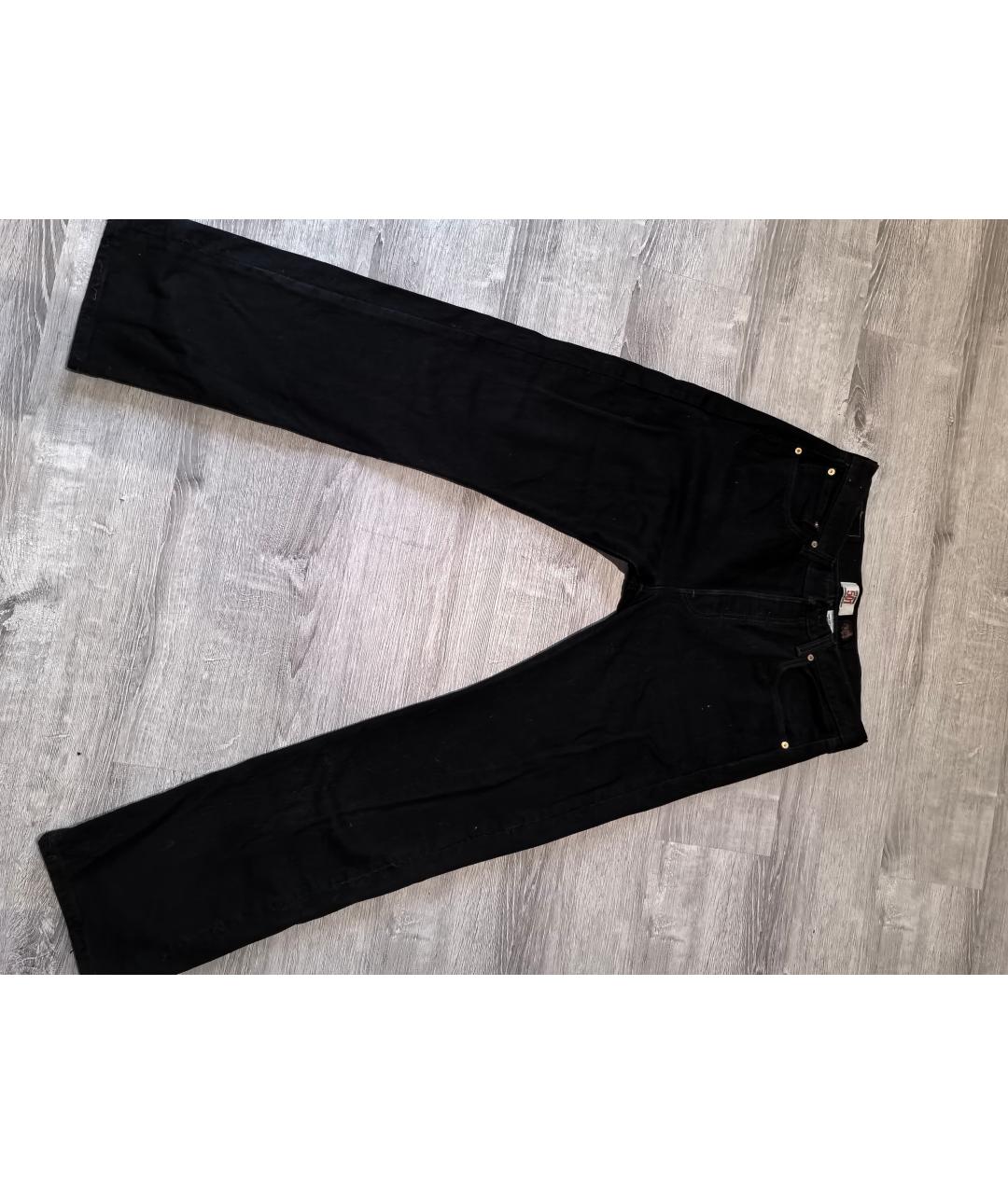 LEVI'S Черные хлопковые джинсы, фото 6