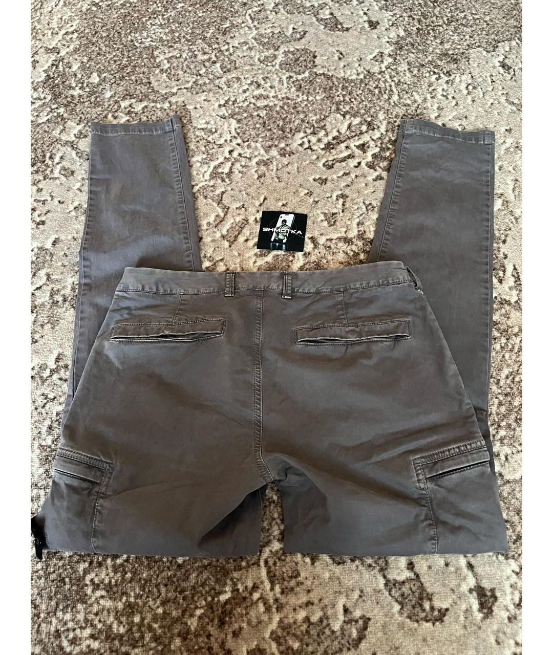 STONE ISLAND Хлопко-эластановые джинсы, фото 3