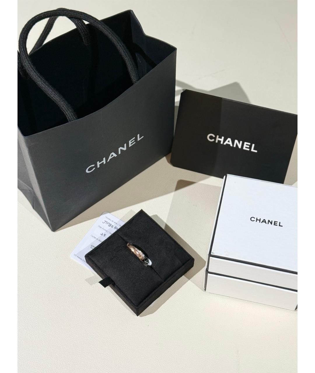 CHANEL Золотое кольцо из розового золота, фото 2
