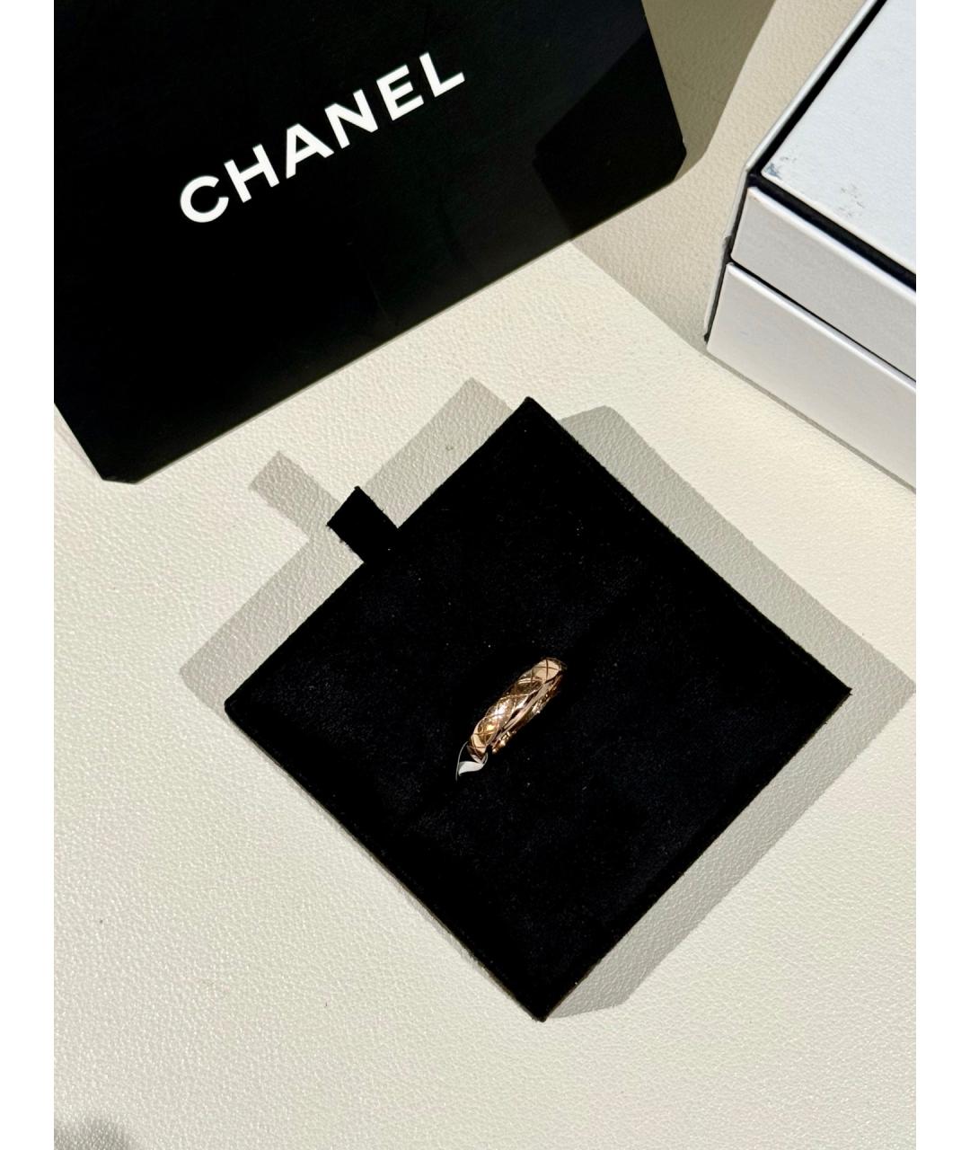 CHANEL Золотое кольцо из розового золота, фото 3
