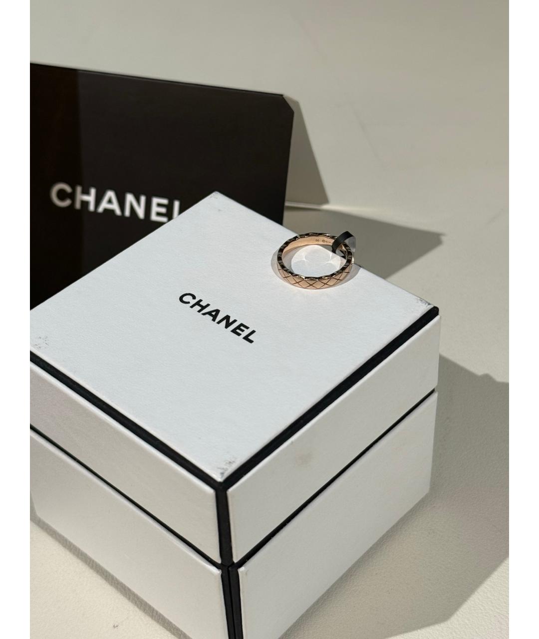 CHANEL Золотое кольцо из розового золота, фото 4