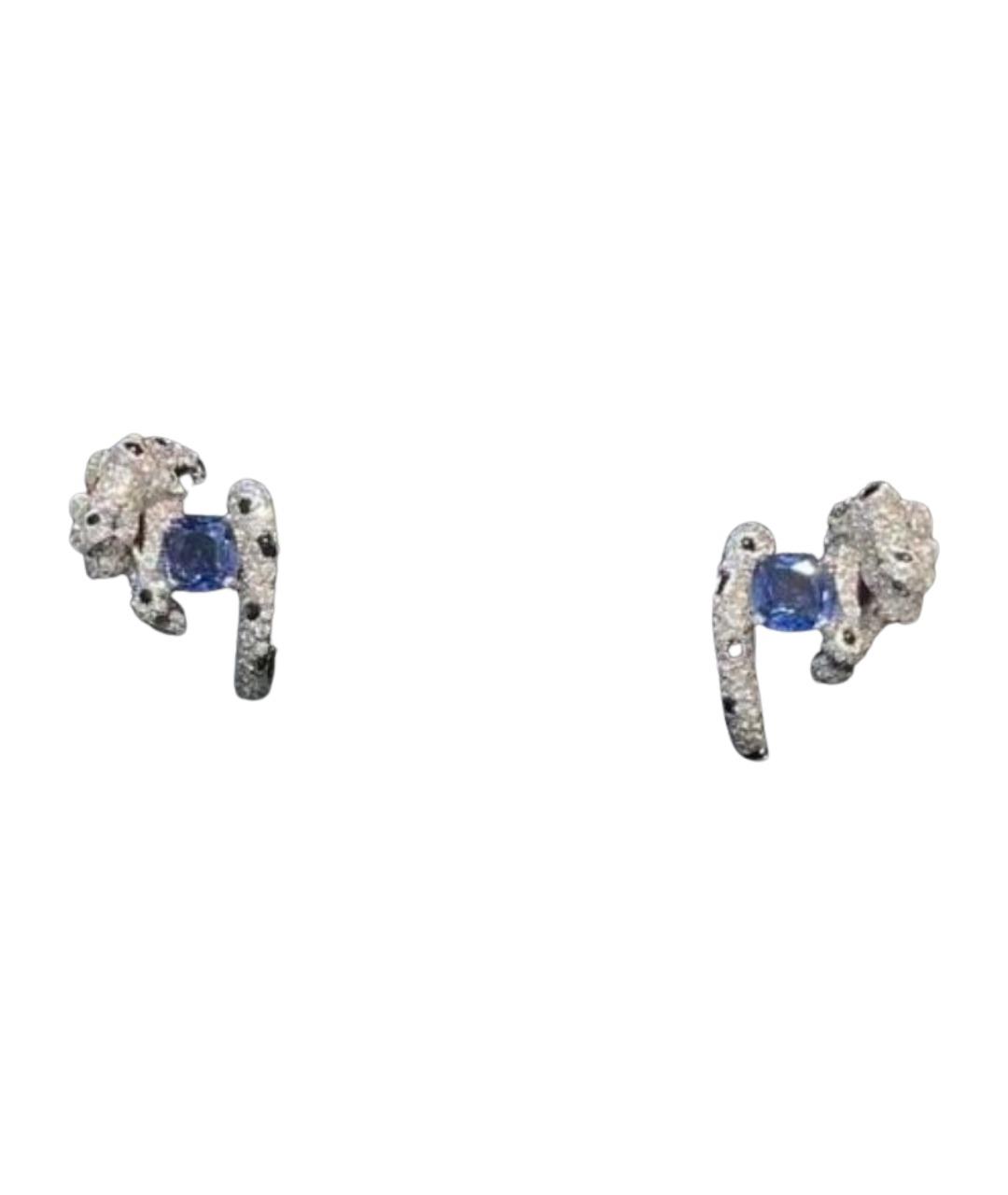 CARTIER Серебряные серьги из белого золота, фото 1