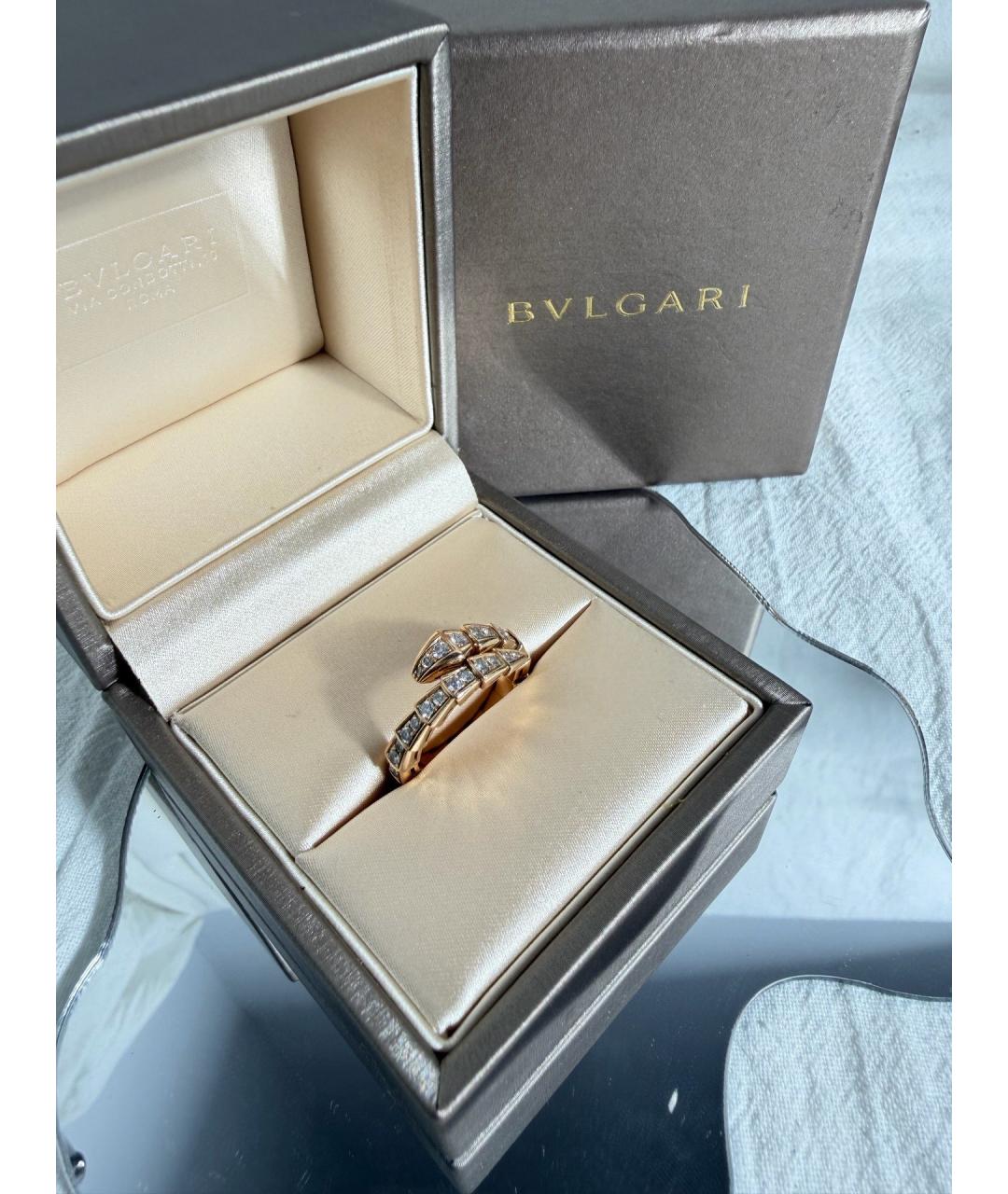 BVLGARI Золотое кольцо из розового золота, фото 3