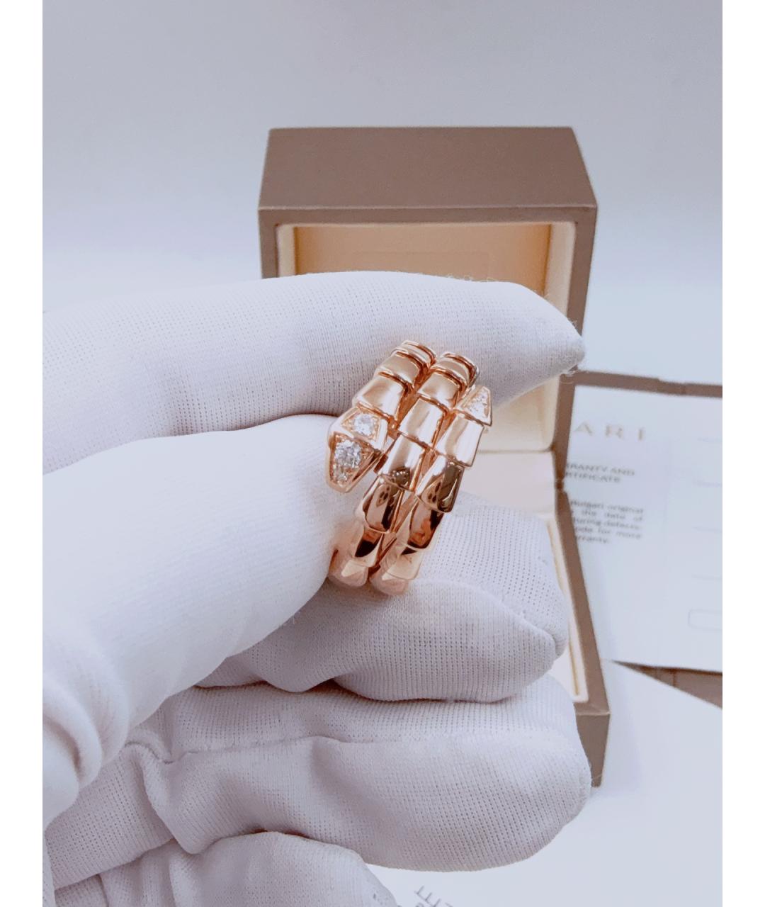 BVLGARI Золотое кольцо из розового золота, фото 9