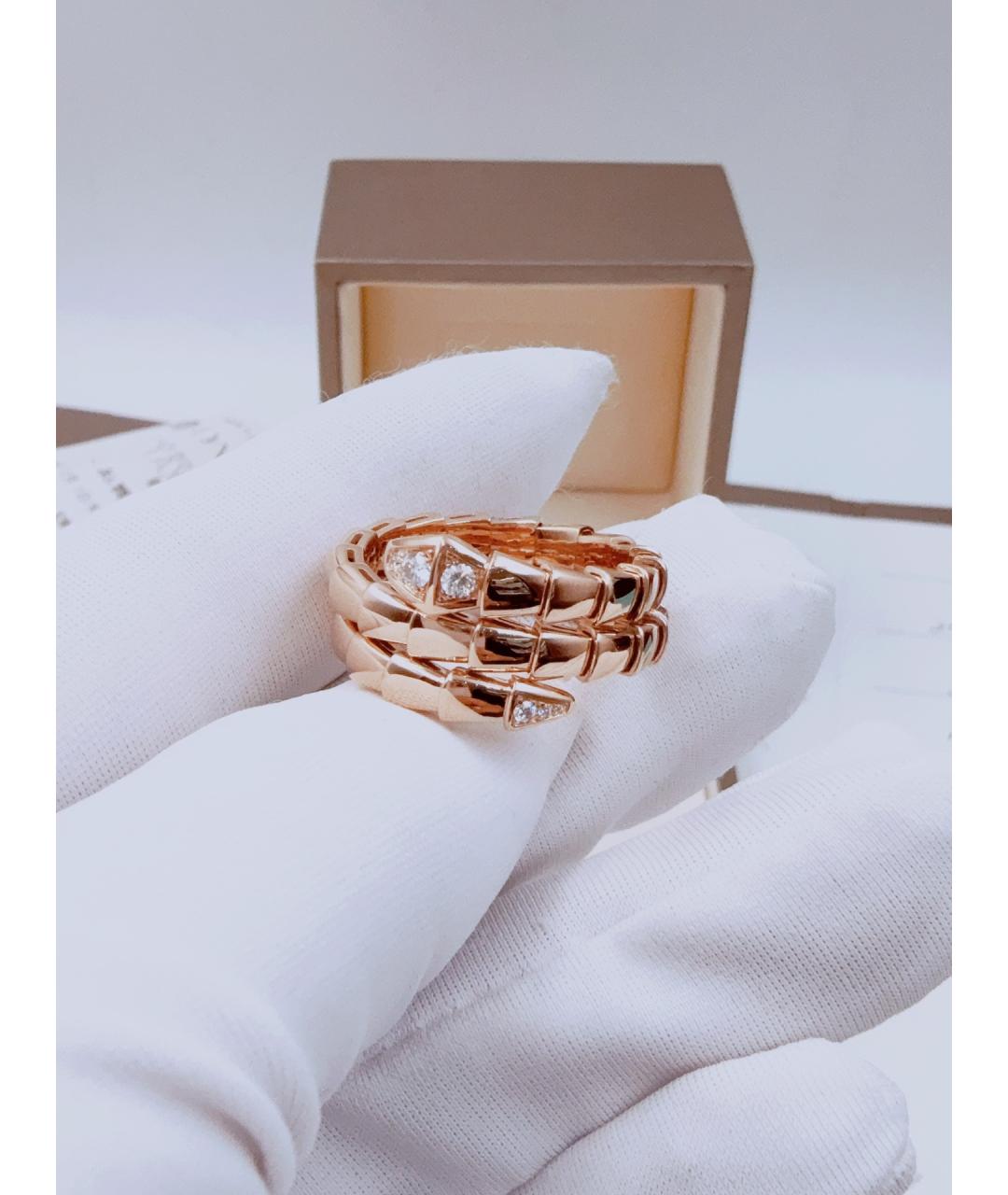 BVLGARI Золотое кольцо из розового золота, фото 3