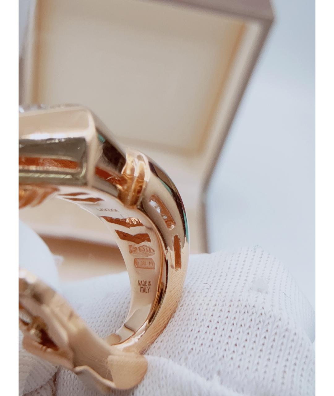 BVLGARI Золотые серьги из розового золота, фото 5