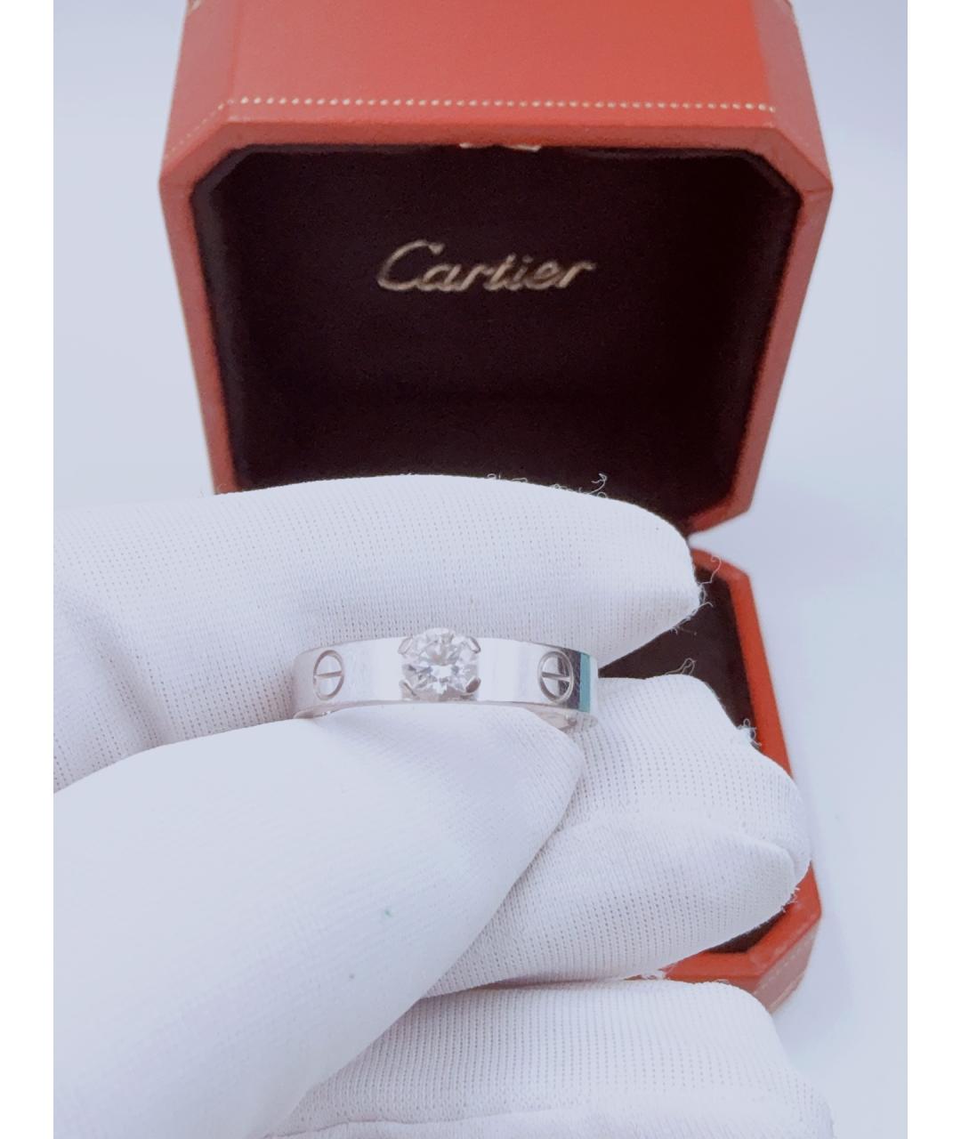 CARTIER Серебряное кольцо из белого золота, фото 3