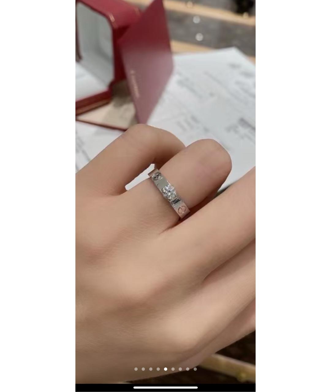 CARTIER Серебряное кольцо из белого золота, фото 7