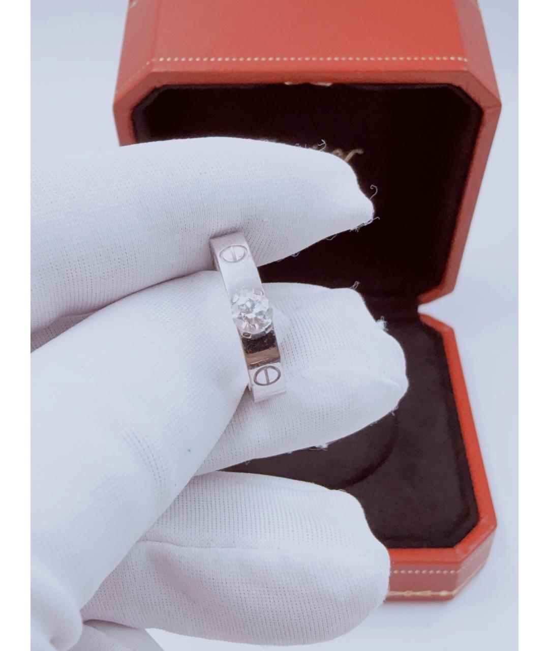 CARTIER Серебряное кольцо из белого золота, фото 4
