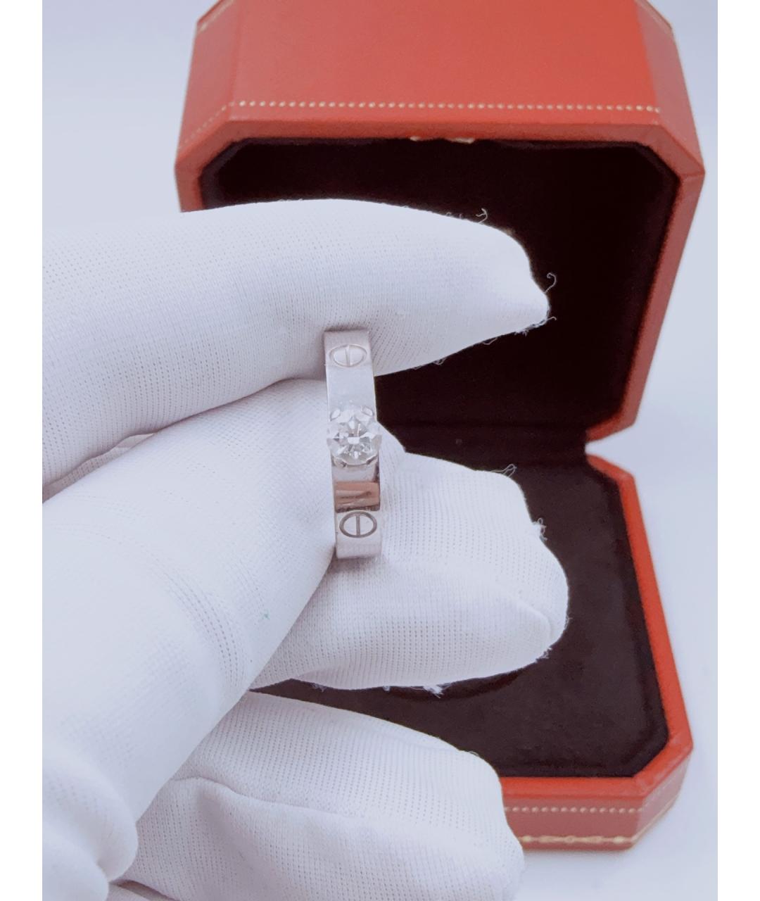 CARTIER Серебряное кольцо из белого золота, фото 2