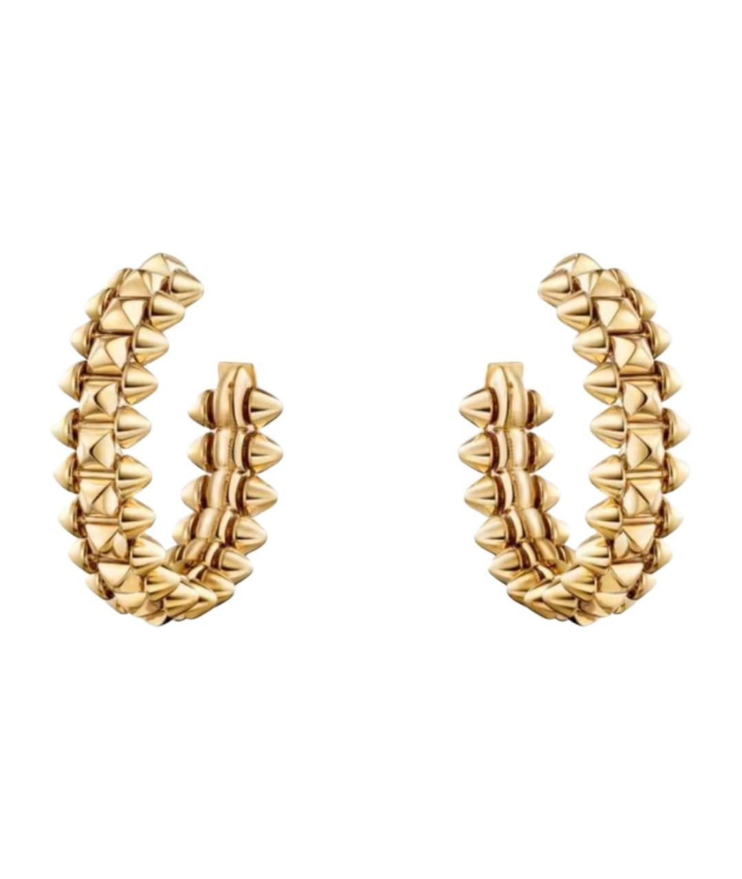 CARTIER Золотые серьги из желтого золота, фото 1