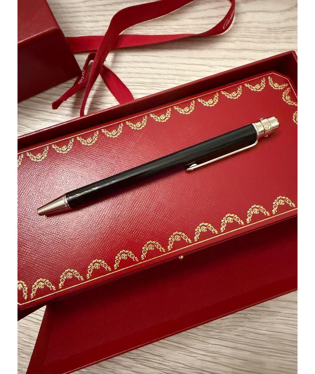 CARTIER Черная шариковая ручка, фото 2