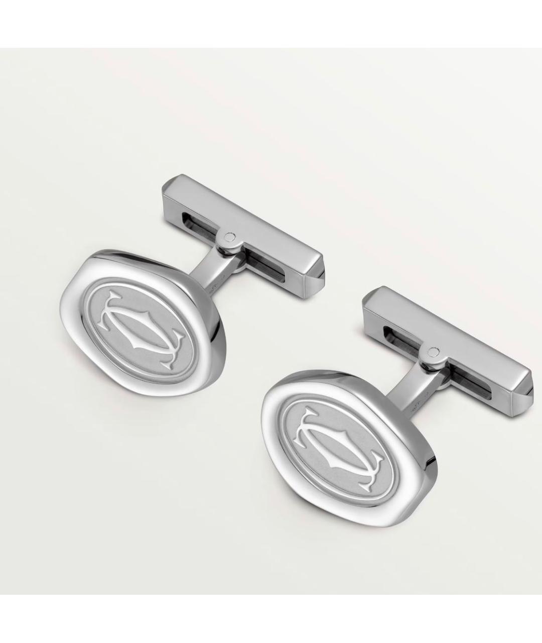 CARTIER Серебряные серебряные запонки, фото 3