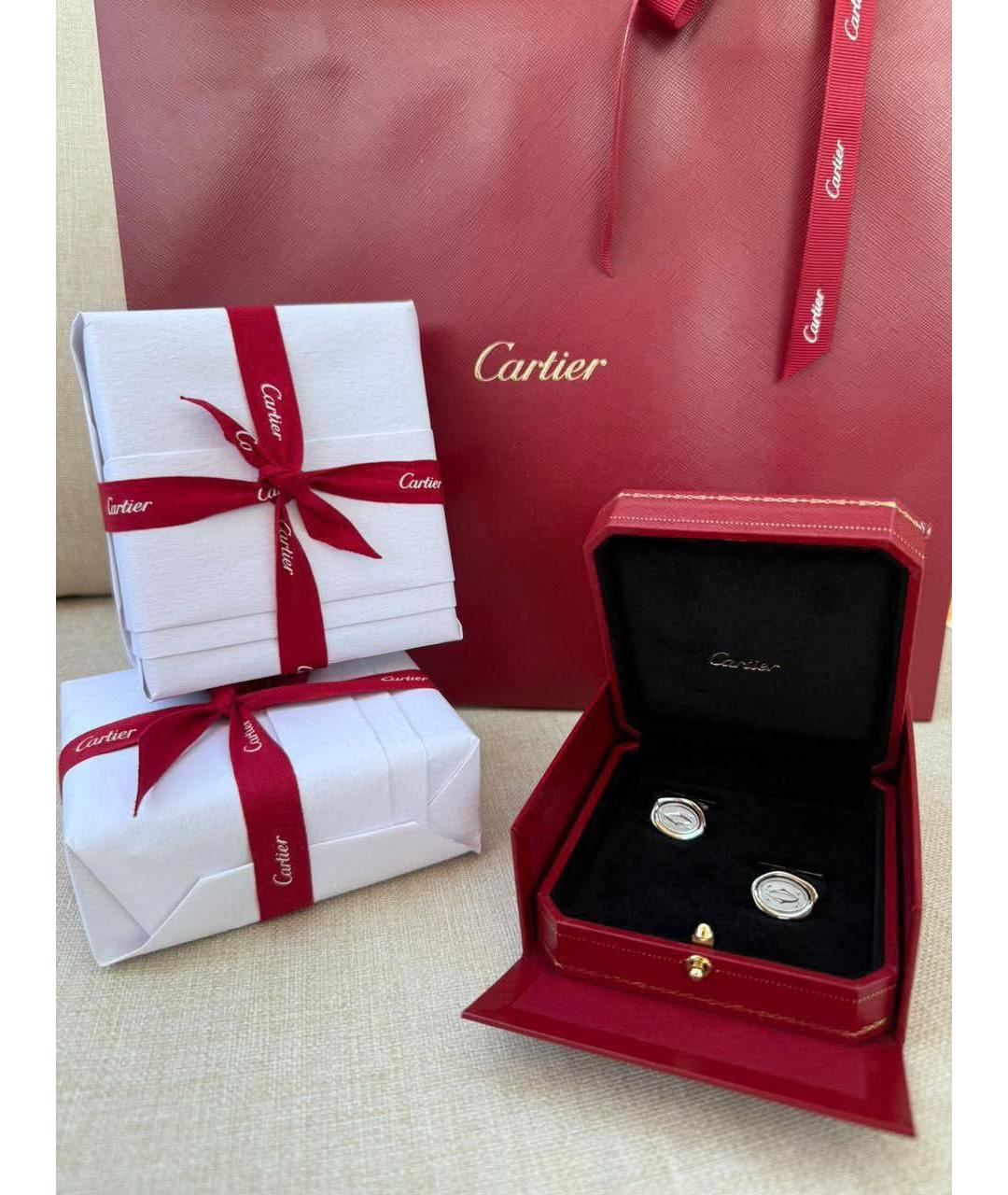 CARTIER Серебряные серебряные запонки, фото 4